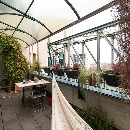 公寓 Stylish Terrace Flat Alps & Superga View